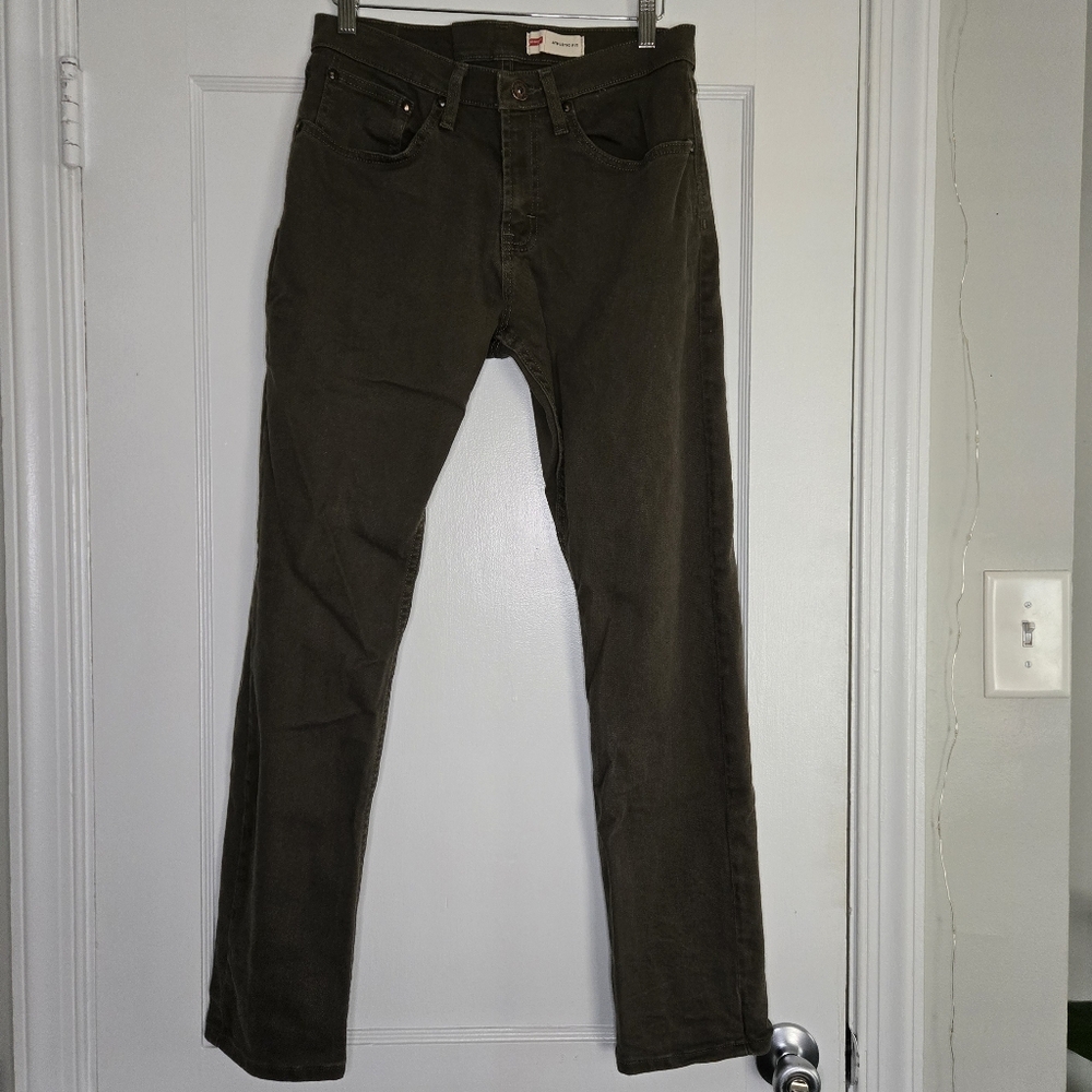 Wrangler Athletic Fit Pants - Men's 28 - Green